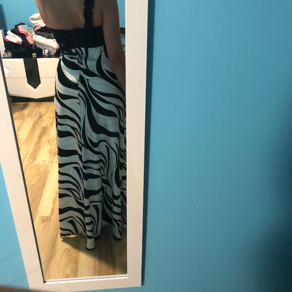 Black & white dress